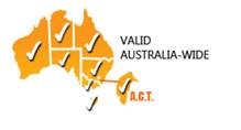 Valid Australia wide