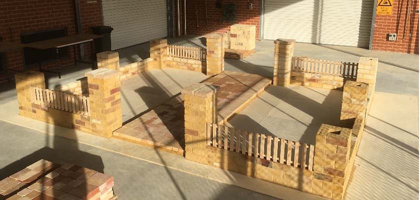Try-A-Trade bricklaying project