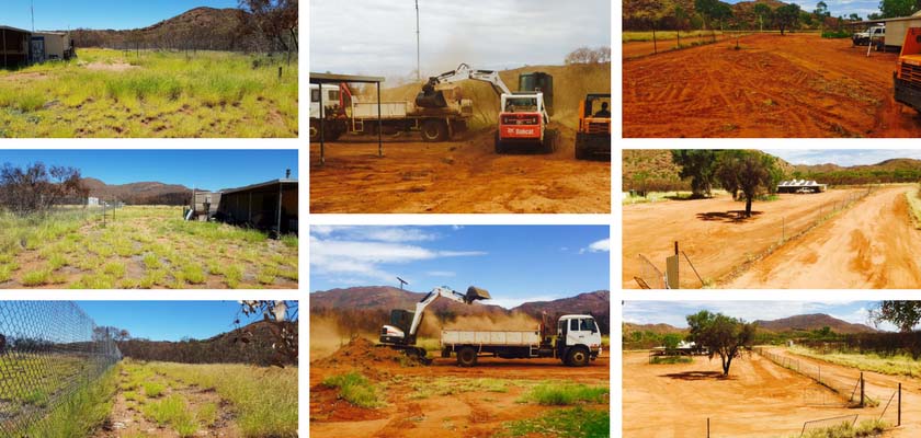 APY Lands heavy machinery clean up